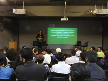 Workshop on Networking by Shehzia Lilani