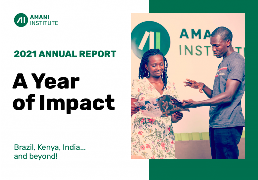 2021 Anual Report Cover - A Year of Impact.