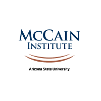 Logo of McCain Institute a custom training partner